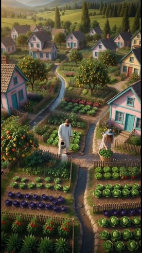 Life Feels Slower in This Colorful Village 🌿✨