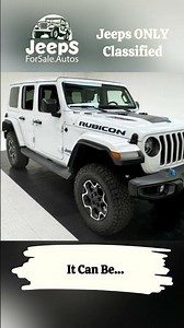 🔥 2021 Jeep Wrangler Rubicon 4XE ⚡ 50K Miles | The Ultimate Hybrid Off-Roader! 🚙
