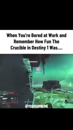 Destiny 1 was PEAK GAMING… #nostalgia #destiny