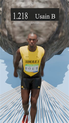 Usain bolt Pulling A Godzilla
