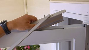 The Hidden Closer easily drops in to a slot that is pre-cut in the door! | Your Building Centers