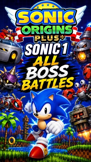 Sonic Origins Plus Sonic1 Sonic The Hedgehog All Boss Battles - (2023) [Steam] [Index 042]