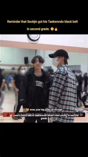 Reminder that seokjin got his taekwondo black belt in SECOND GRADE 🔥🔥