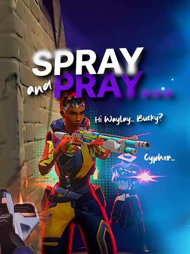 Spray and pray… it worked. 😭🔫 #valorant #daddyomen #highlights #gamer #clips Goal: 22/360 post