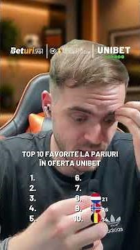 TOP 10 favorite la pariuri în oferta Unibet! ⚽