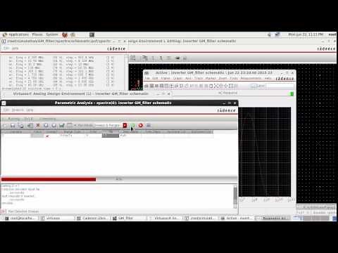 parametric AC and PZ and noise analysis cadence virtuoso