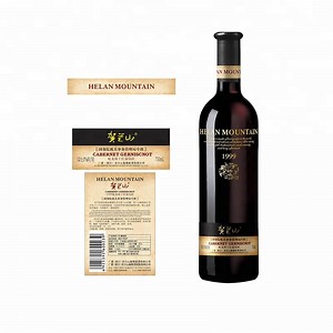 [Hot Item] Custom Self-Adhesive Waterproof Glass Bottle Beer Label Sticker