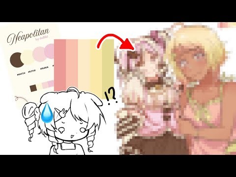 Turning random color palettes into an oc.. (PART 2!)