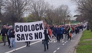 Thousands Join Coolock March To Protest Plans To House Refugees In Warehouse