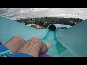 Whau Way Blue Water Slide POV At Aquatica Orlando
