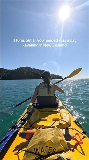 Kayaking in Abel Tasman fixes everything!