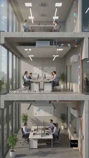 How VRF Air Conditioning Works 🌬️❄️ | Complete HVAC Explanation