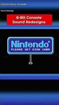 8-Bit Console Sound Redesigns