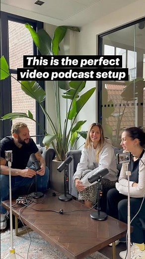 How to set up 2 cameras for podcasting | 3 person podcast setup with phones