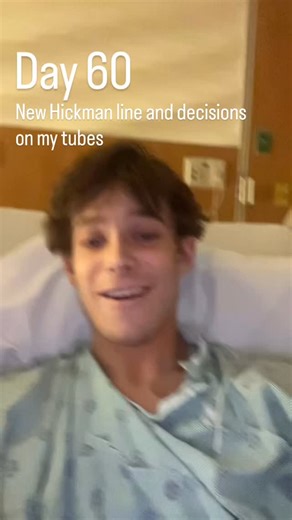 Desmond murphy on Instagram: "Day 60 | Hickman line has been placed but the tubes stay in. #followmyjourney #kidneyfailure #surgery #gapyear #recovery"