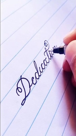 Beautiful Cursive Handwriting | Neat and Clean Handwriting