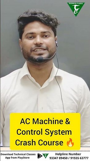 AC Machine & Control System Crash Course #polytechnic #electrical