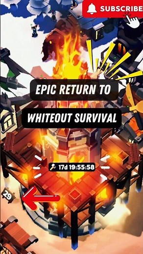 WhiteOut Survival Furnace Level 30 finally! 💥🤯 #whiteoutsurvival #gameplay #f2p