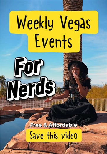 Weekly nerdy 🤓 Vegas events for FREE or cheap! Comment any events you’d like others to know about, so we can all gather and play together! 😃 @Fandom Bar @Player 1 Video Game Bar - LV #lasvegaslocals #thingstodoinlasvegas #lasvegasevents #lasvegasgamers #lasvegasnerds