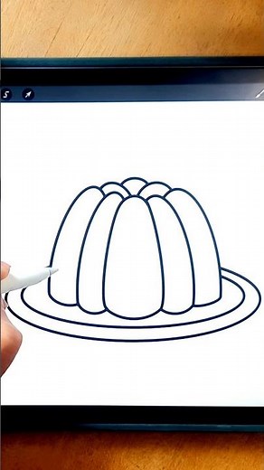 comment dessiner un gâteau facile