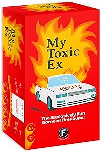 Amazon.com: My Toxic Ex Party Game - Turn Heartbreak into Humor with 275 Hilarious Q&A Cards and Dares, Great for Big Groups and Adult Game Night, Ages 17+, 2+ Players, 30 Minute Playtime, Made by Fitz : Toys & Games