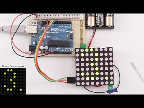 PixBlock - 8x8 LED Matrix Display von fab4U - Grundlagen