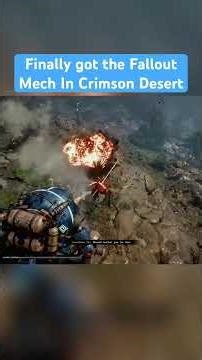 Finally got the Fallout Mech In Crimson Desert