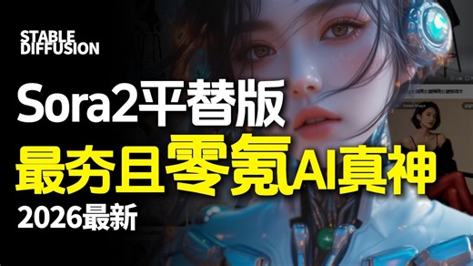 世一AI真神降临！吊打海螺/sora2的免费无限制AI生图/视频软件，比付费还强！(附安装包）