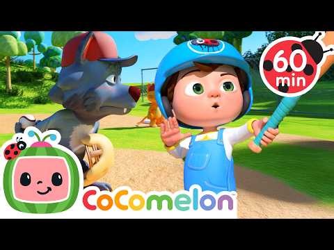 Baseball Fun! ⚾️ Home Run! 🏆 | CoComelon Nursery Rhymes & Songs | Kids Learning