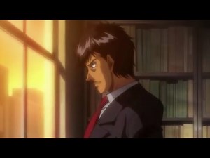 Ricardo Martinez y su entrenador hablan de Ippo, e Ippo mira sus heridas causada por él