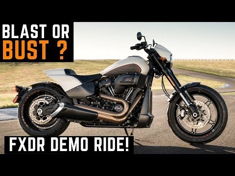 BLAST or BUST? 2019 Harley Davidson FXDR 114 Demo Ride Review Impressions First Ride Acceleration