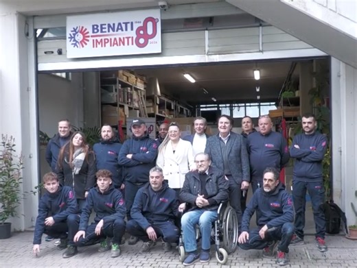 Benati Impianti festeggia 80 anni di storia