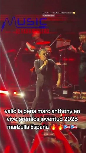 Marc Anthony Valió la Pena LIVE Premios Juventud 2026