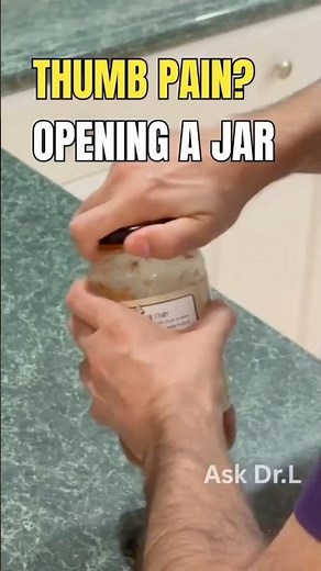 Pain Opening Jars? Do These Thumb Stretches & Exercises!