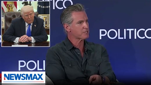 "If I were Gavin Newsom, I'd change the subject too and talk about Donald Trump." Larry Elder called out Gov. Gavin Newsom for focusing on President Trump rather than problems in California on Thursday's "Newsline." | NEWSMAX