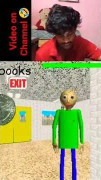 ganja teacher (baldi's basics) funny moments #viral #gaming #shorts