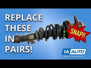 Broken Springs? Leaking Struts? Always Replace These Car and Truck Parts in Pairs!