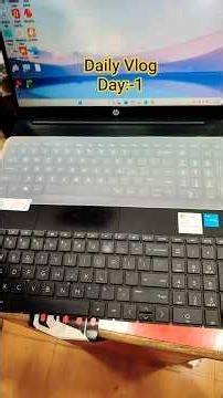 Daily Vlog | Day:-1✅ #shorts #dailyvlog #laptopkeyboard