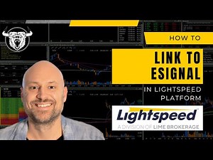 How to Link eSignal to Lightspeed Trading Platform