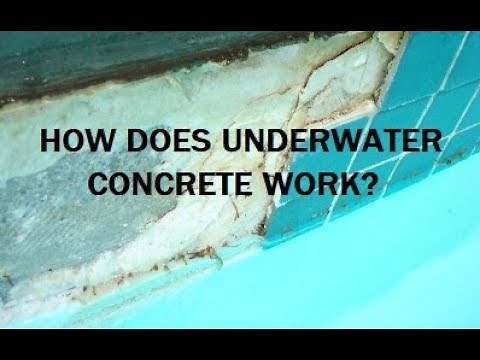 How does underwater concrete work?