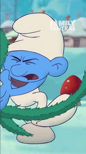 Grouchy The Snowman | The Smurfs: A Christmas Carol 🎄⛄🎅🏻🎁❄️ #Shorts #Shortsvideo #Christmas2022