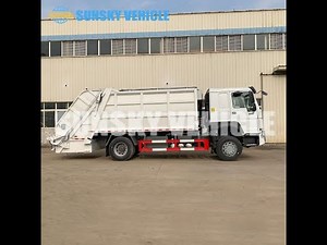 How Does A Garbage Truck Compactor Work？