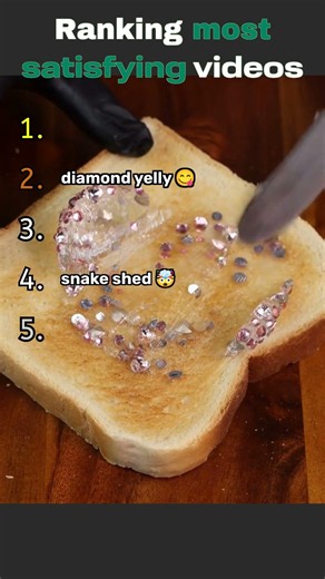 Ranking insanely satisfying videos