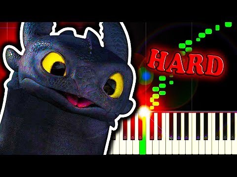TEST DRIVE from HOW TO TRAIN YOUR DRAGON - Piano Tutorial