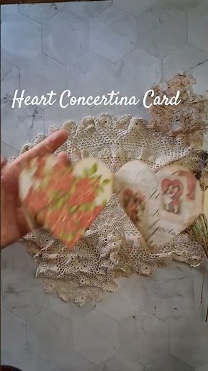Concertina Card- Simple DIY Vintage Ephemera