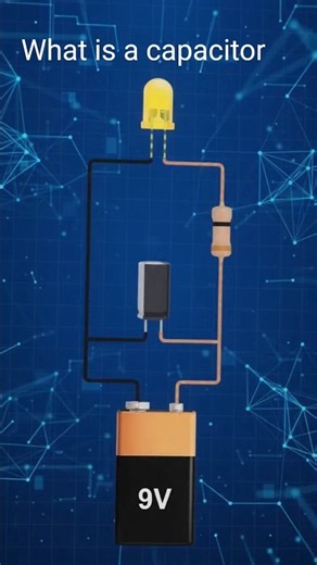 What is a capacitor? #technology #electronics #engineering