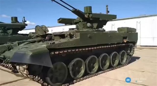 Странник/Wanderer on Instagram: "🇷🇺BMPT Terminator maintenance process The footage shows the process of replacing the tracks and installing additional side armor in the form of "Relikt" protective screens and lattice screens. You can see specific "shoes" on the tracks; these are a special addition for driving on asphalt roads, reducing the vehicle's weight and preventing damage to the road surface. #bmpt #tanksupportcombatvehicle #bmptTerminator #terminator"
