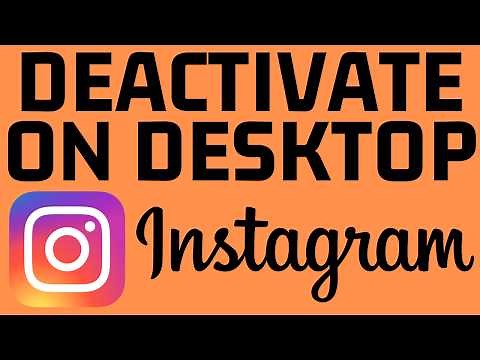 How to Deactivate Instagram Account on Desktop, PC, or Chromebook 2024