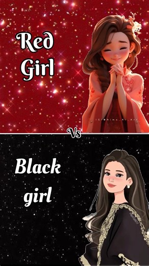 Red girl vs black girl comment your favourite❤️🖤