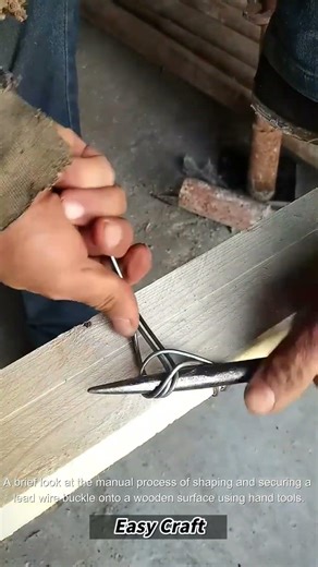 Securing Lead Wire Buckle on Wood